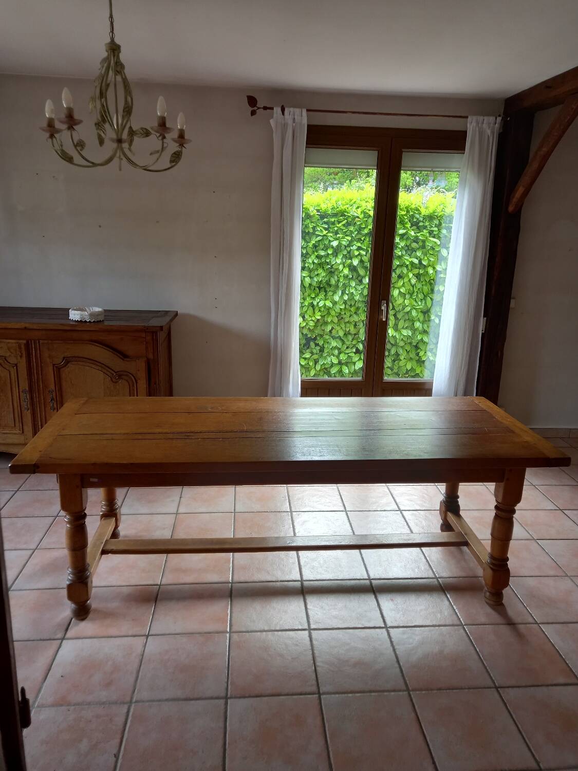 Oak farm table