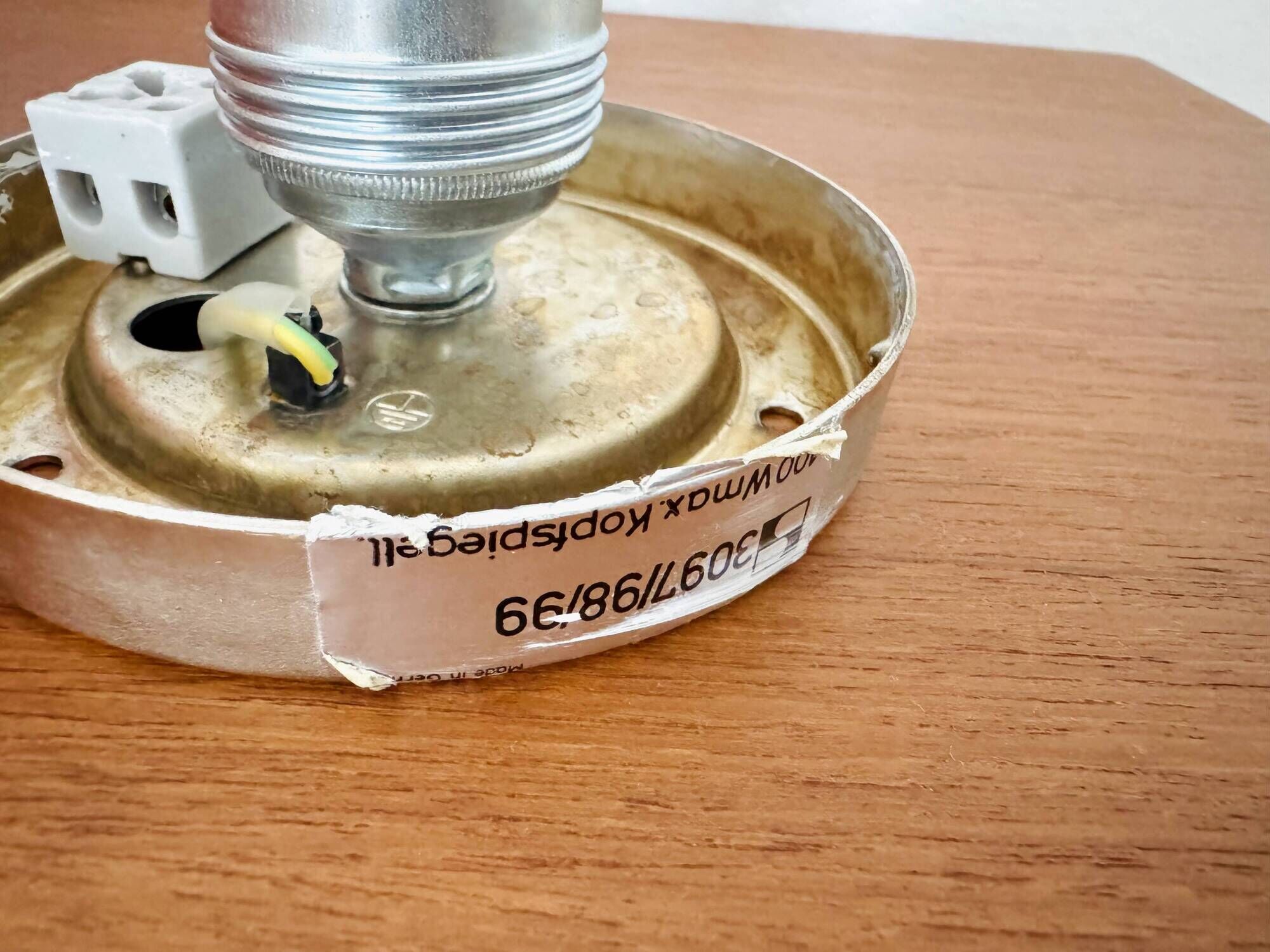 1970s XL Ufo Wall or Ceiling Lamp from Staff