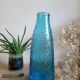 Blue glass carafe