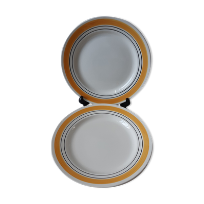 Duo de plats gien modèle jacques