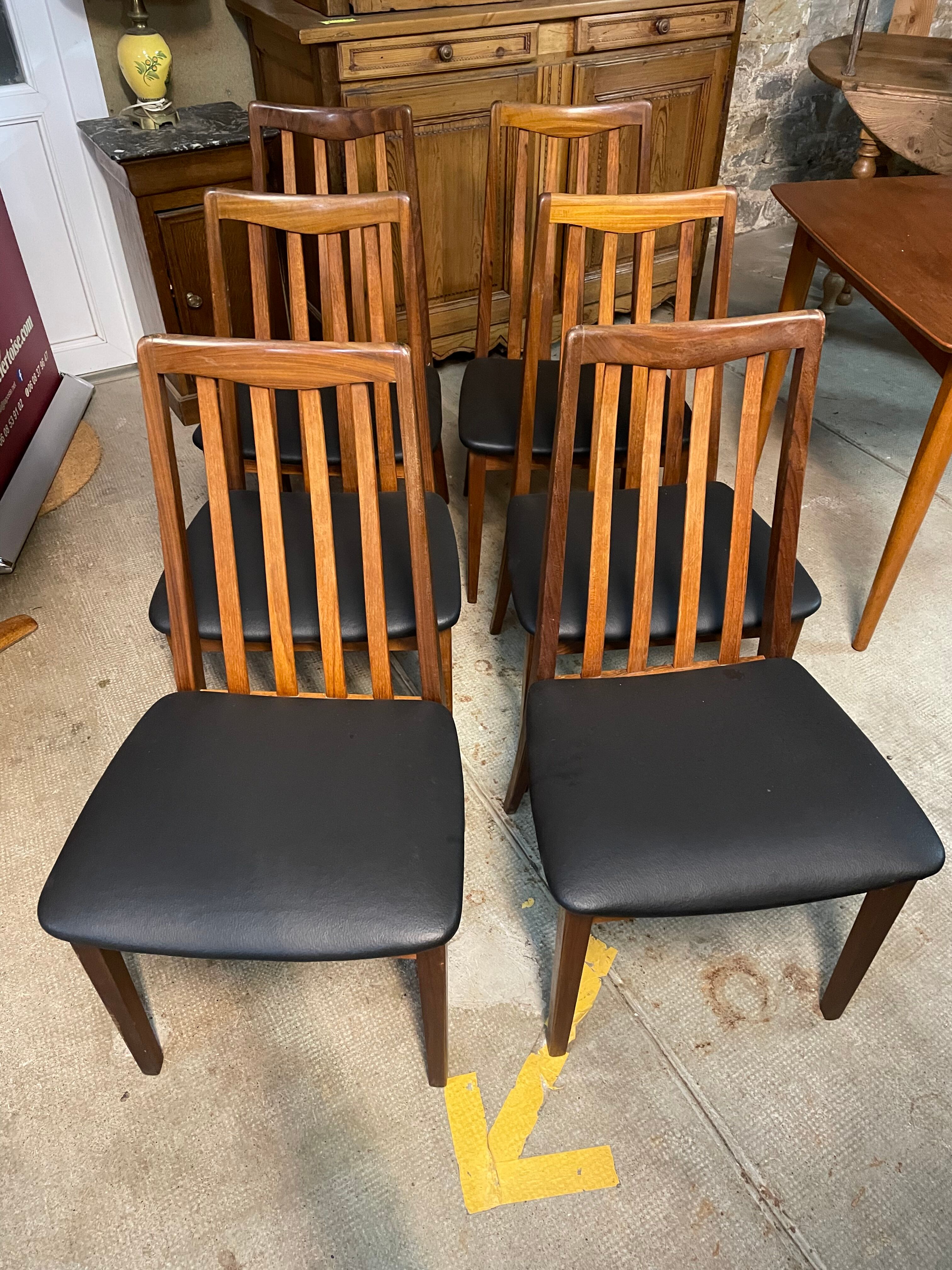 Set of 6 chairs G-Plan