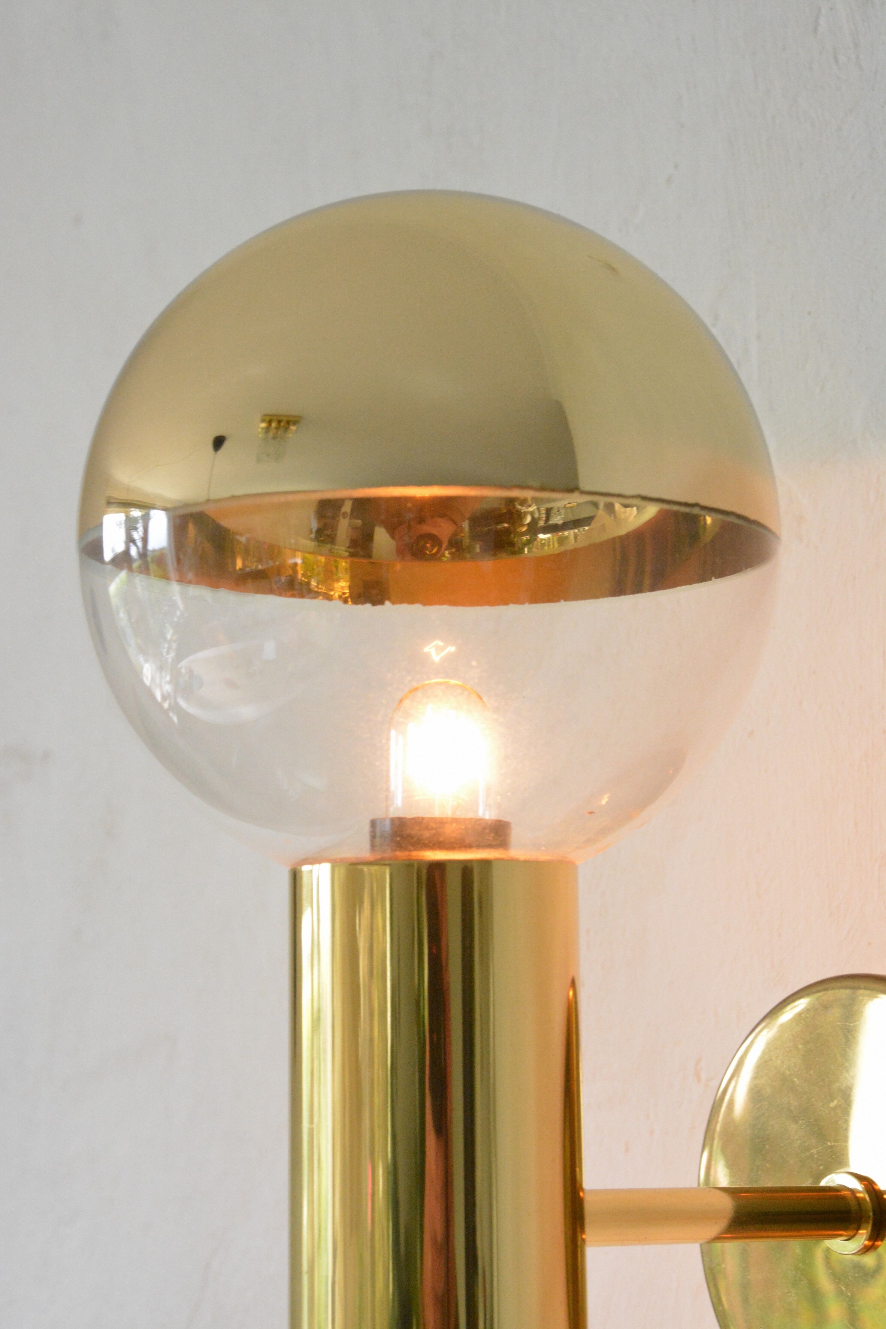 Set of Motoko Ishii wall lamps for Staff
