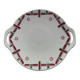 Plat à gâteau porcelaine opaque Gien