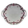 Plat à gâteau porcelaine opaque Gien