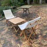 Ensemble 2 fauteuils pliants et une table pique-nique pliante