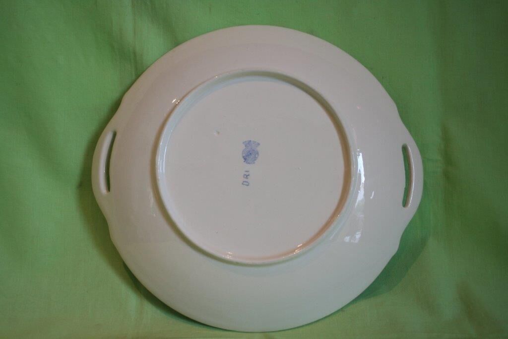 Badonviller pink pattern pie dish