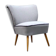The 1950s vintage grey Chair