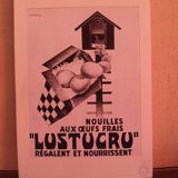 Poster pub Lustucru 1928 according to r. Valerio