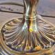 Vintage Rococo style gilded bronze lamp base