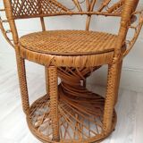 Fauteuil Emmanuelle rotin
