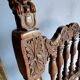 Rare pair of carved chairs, Italian manufacture from the 17th century