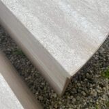 Table basse en travertin, Up&up ronde