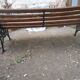 Victorian cast garden bench