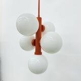 Mid-century atomic sputnik pendant lamp , 1970s