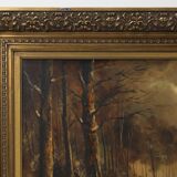 Peinture à l'huile « Hover en Flandre » de l'artiste néerlandais Henri Wouters