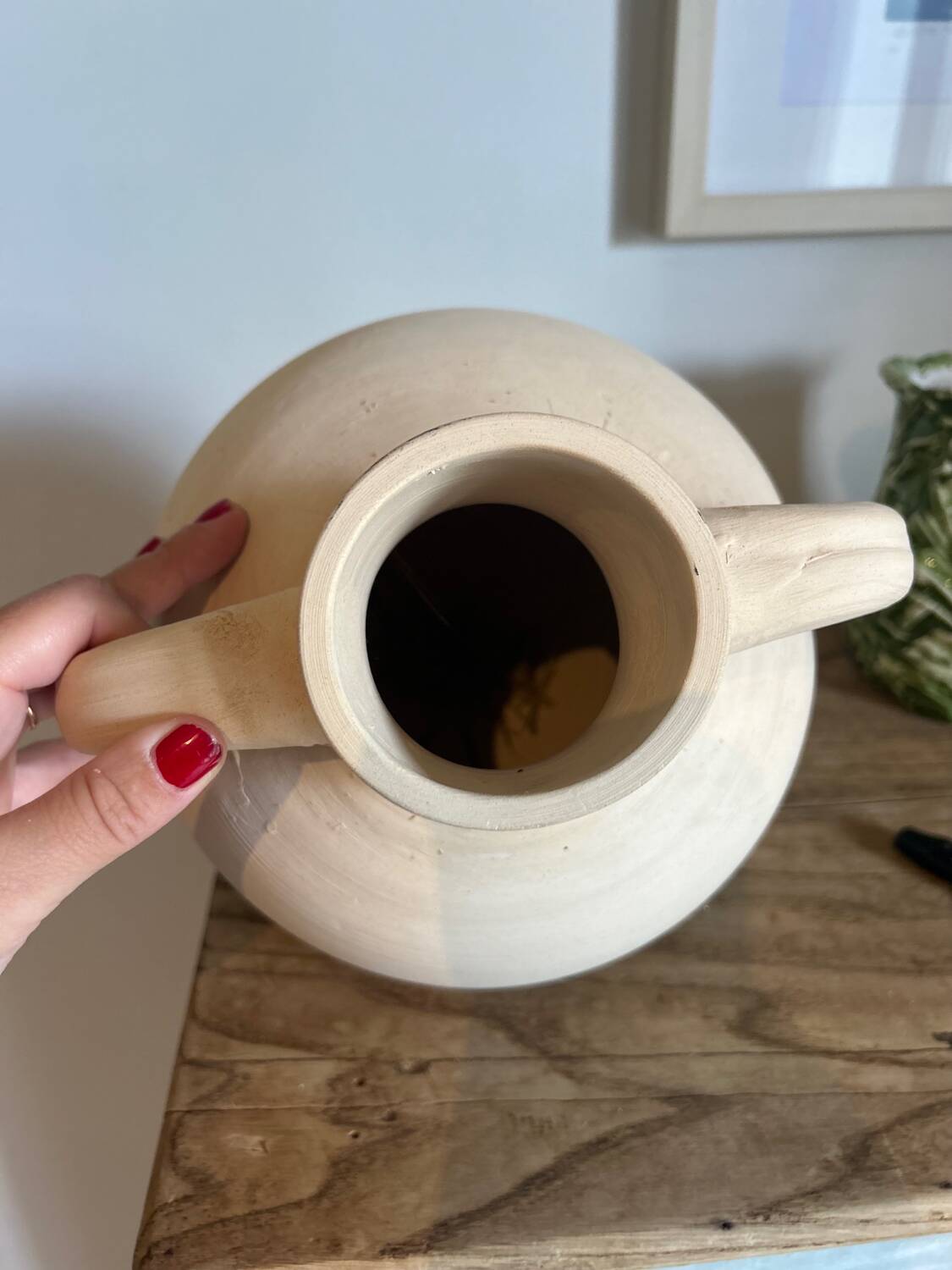 Cantaro terracotta vase