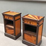 Pair of Art Deco bedside tables from the 1920s.