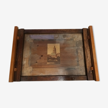 marquetry tray