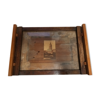 marquetry tray