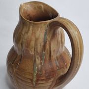 Art Deco pitcher in flamed sandstone from Denbac, Vierzon