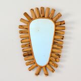 Freeform bamboo mirror 1960s