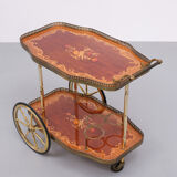Vintage italian bar trolley, 1970s, italy