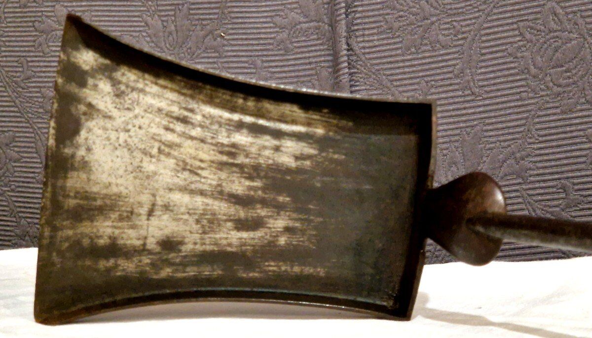 Bronze Gilt and Iron Fireplace Tool Set from the 19th Century