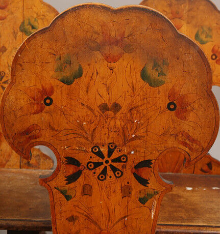 5 kitchen chairs from the late XIXth early XXth Ranka