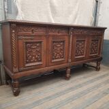 Vintage wood row