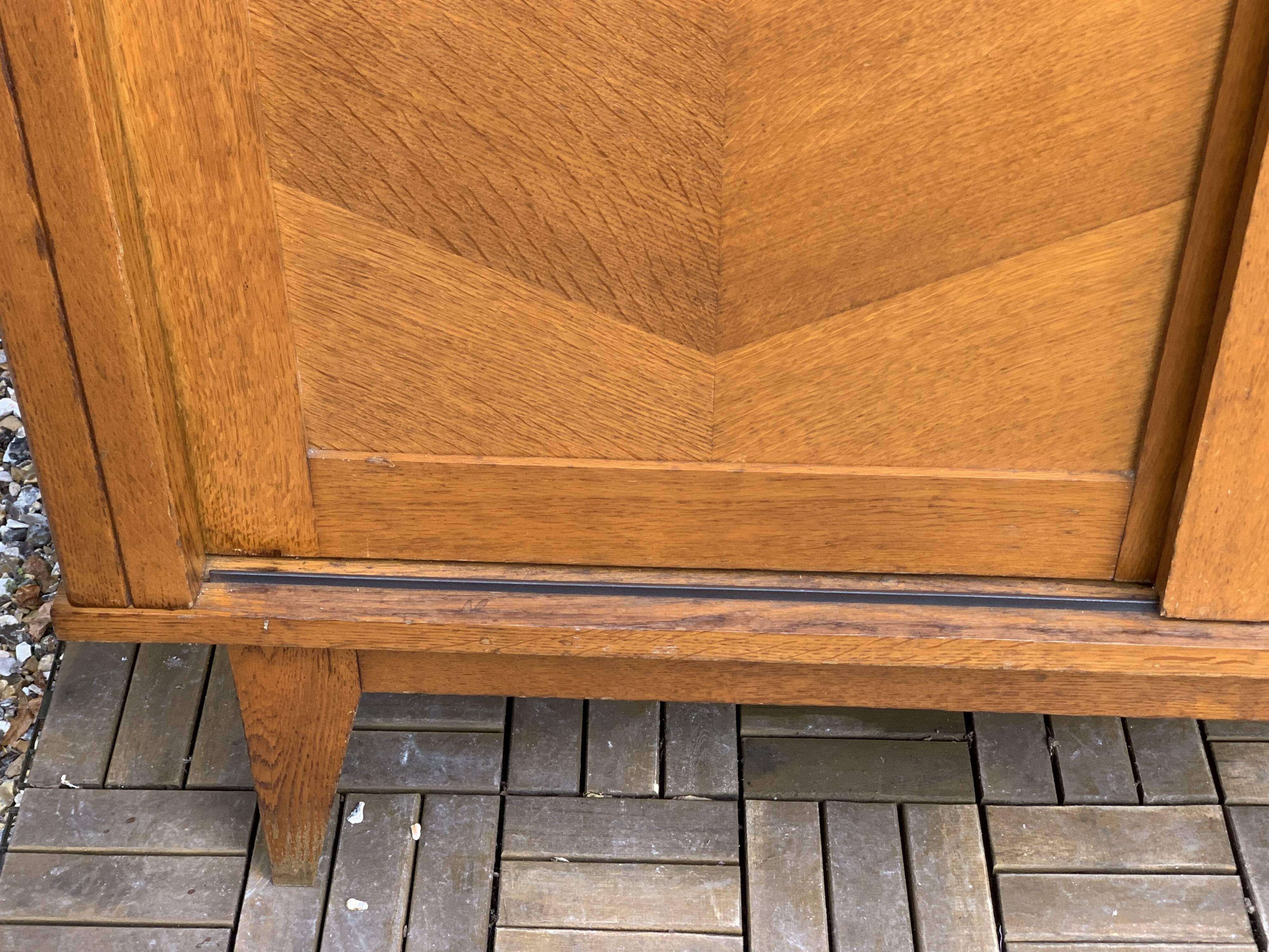 Vintage wardrobe compass feet wardrobe 1950