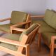 Pair of Bonanza Armchairs by E. Pajamies for Asko, Finland, 1960s
