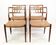 Set Of Four Dining Chairs Model 79 In Rosewood By N.O Møller For JL Møller