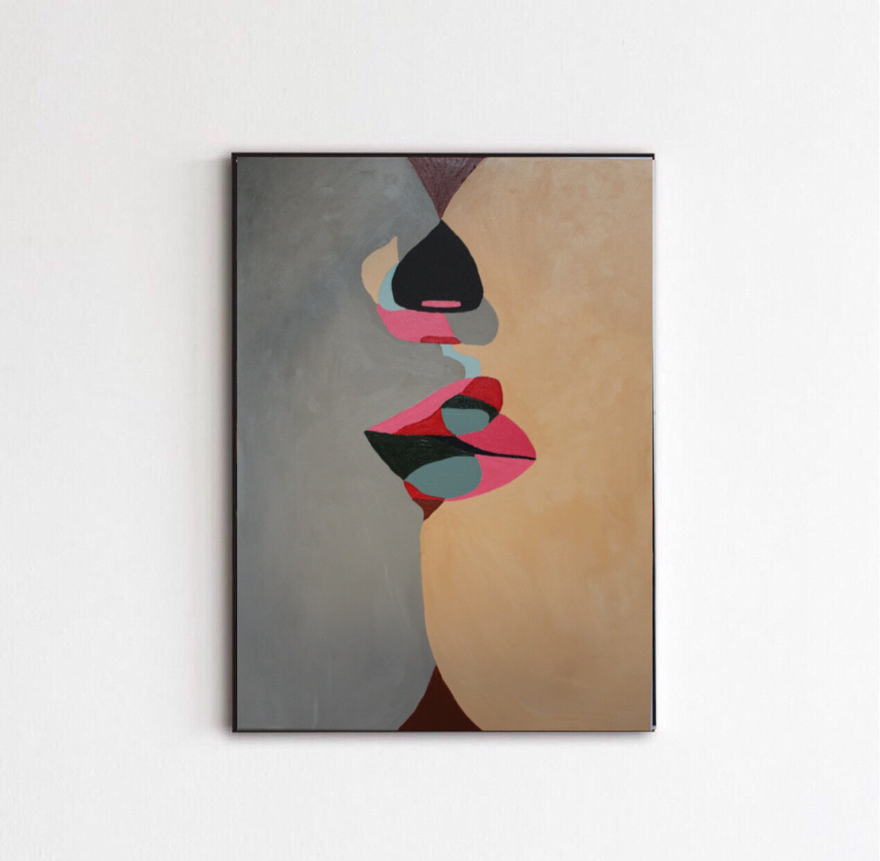 Acrylic canvas The kiss 73X54 cm for living room