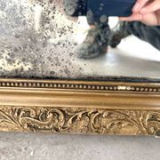 Miroir ancien au mercure, XIXe siècle