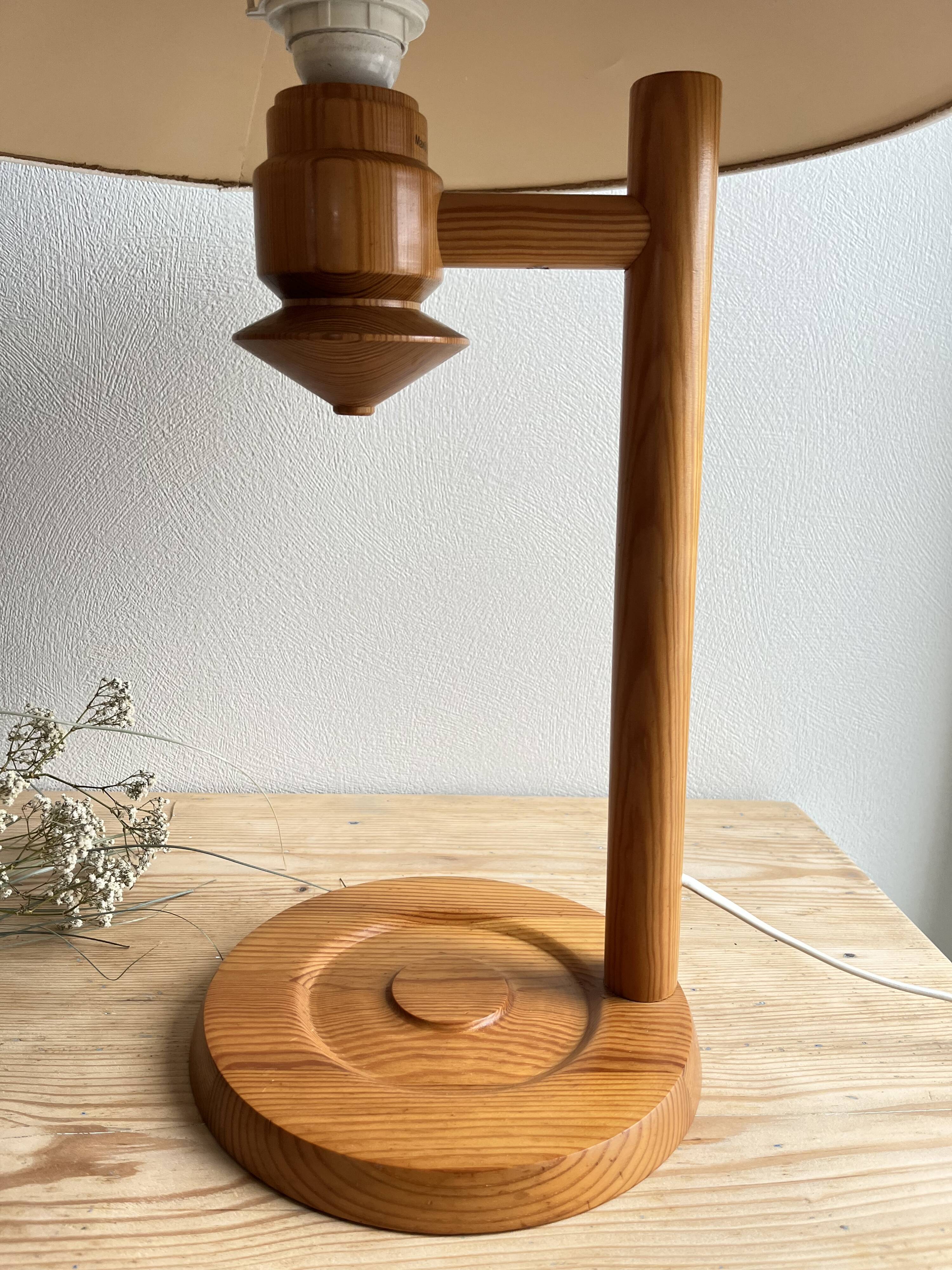 Vintage Opus / Zirkon Ikea pine lamp