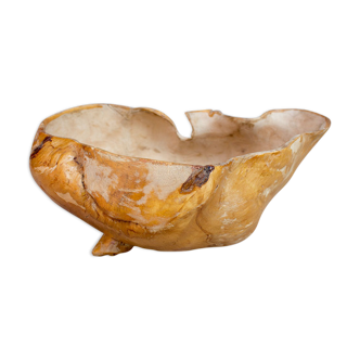 Old wooden bowl from Suedia Lapland