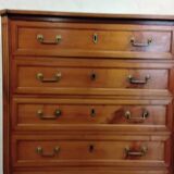 Louis XVI style walnut chest of drawers
