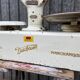 large grocer's scale Old Duchesne Vintage 1950