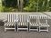 Ensemble salon de jardin vintage EMU Italie - 2 fauteuils et 2 chaises pliantes