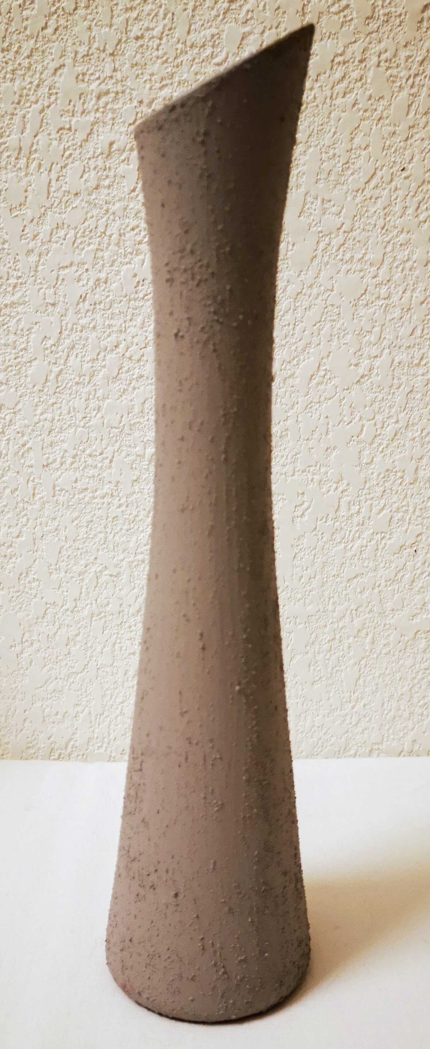 Lot vases glass cemented appearance