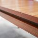 Extendable teak dining table by Gérard Guermonprez for Magnani editions