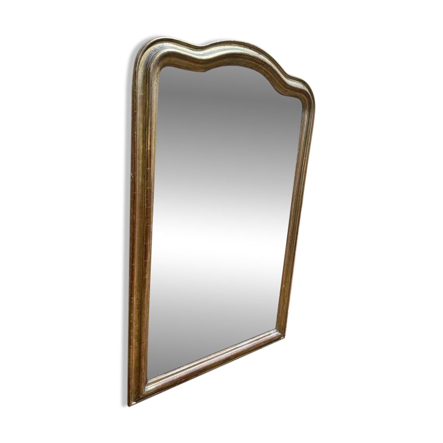 Miroir époque Louis Philippe à chapeau de gendarme