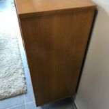 Furniture with wooden secretary and rattan