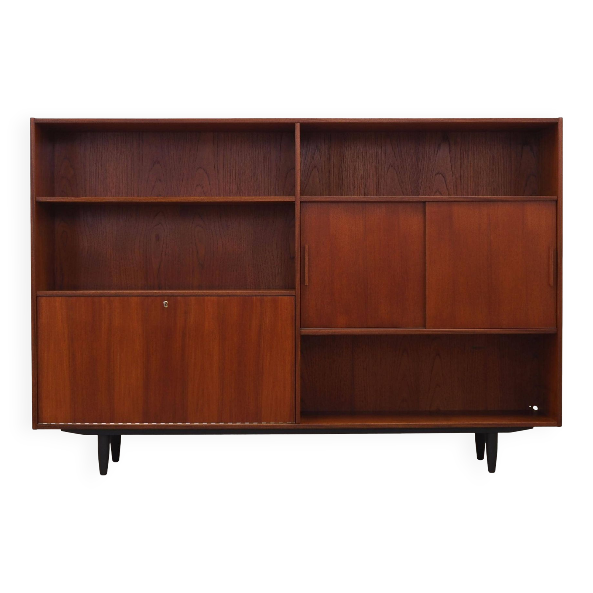 Teak bookcase, Danish design, 1970s, production: Denmark
