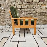 Pine fireside chair 1970