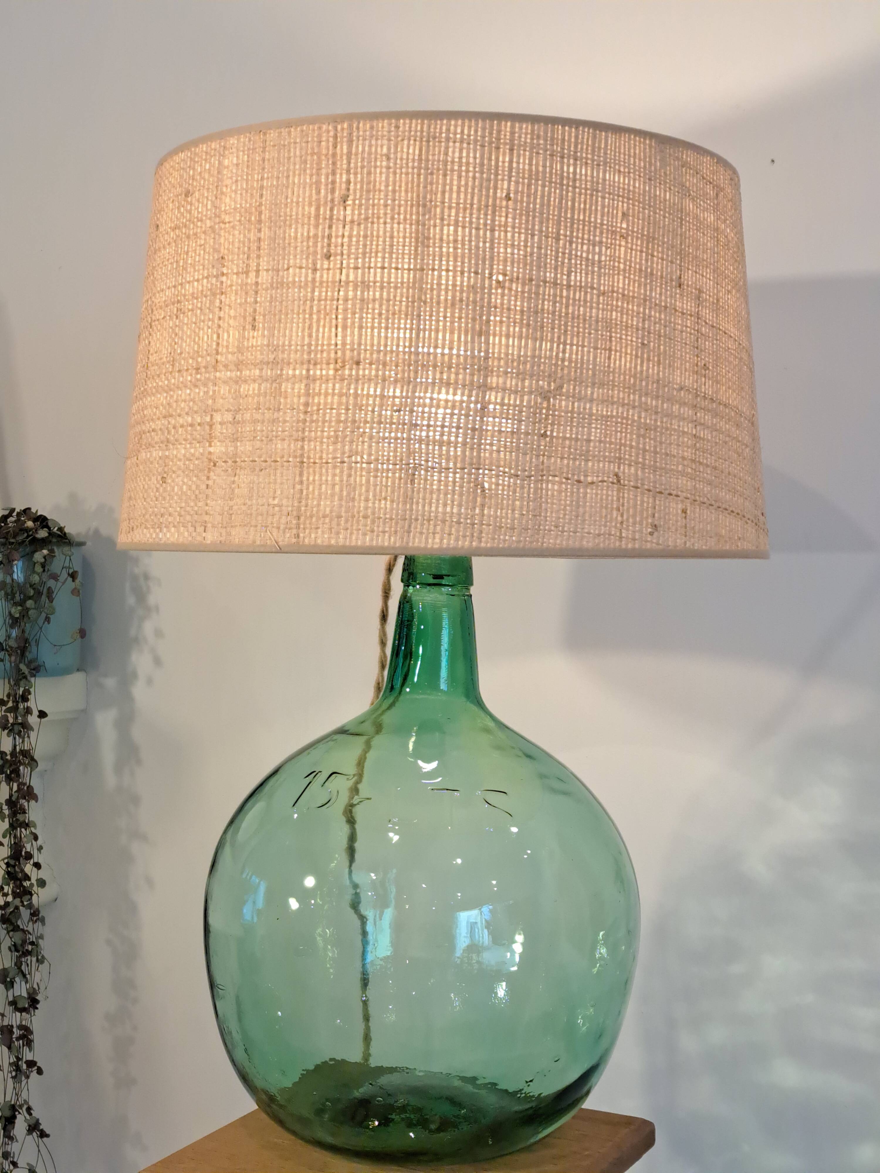 Lampe dame Jeanne vintage