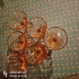 Verres à liqueur ambrés(6)