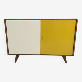 Buffet Jiri Jiroutek 2 portes jaune 1961 Interier Praha