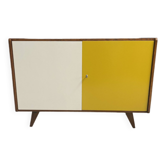 Jiri Jiroutek Yellow 2 door sideboard 1961 Interier Praha