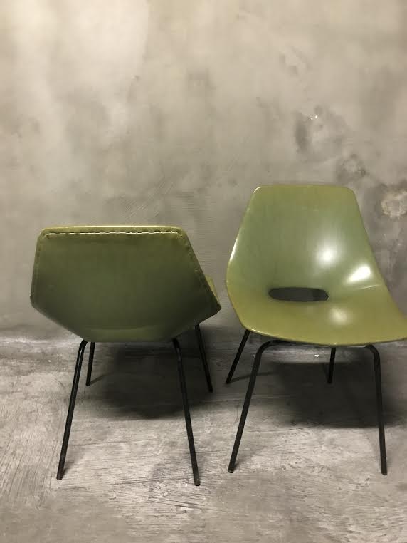 Pierre Guariche "Tonneau" chair, Steiner edition